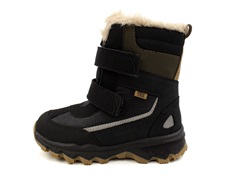 Bisgaard black winter boot Eddie with Velcro and TEX